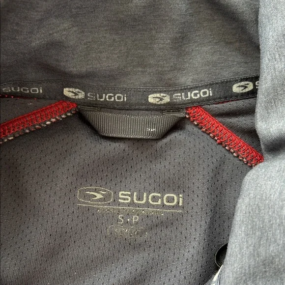 SUGOI Red and Gray Cycling Jacket (#3) - Picture 3 of 12